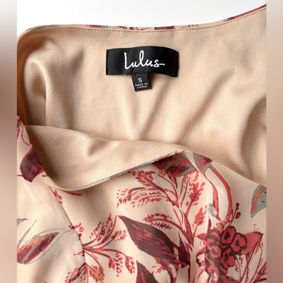 Lulus‎ Earth Tone “Shifting Dears” Floral Feminine Bohemian Shift Dress NWT - Picture 14 of 15